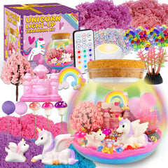 7july Unicorn Terrarium Kit contents for creative DIY magic