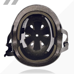 80Six helmet rear view showing ventilation for cooling during long sessions.