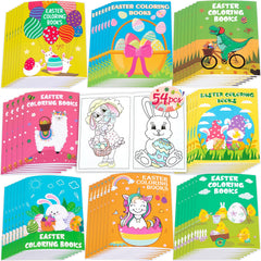 90shine Easter coloring books front cover invites kids to start joyful coloring.