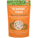 A Better Treat freeze-dried pumpkin treats closeup for premium single-ingredient rewards.