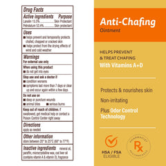 A+D Anti-Chafing Ointment tube with cap open ready for quick, precise application
