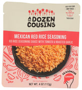 A DOZEN COUSINS Mexican Red Rice Seasoning Sauce bottle ready to flavor weeknight meals.