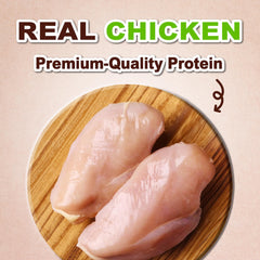 A Freschi srl chicken jerky bites ready for training.