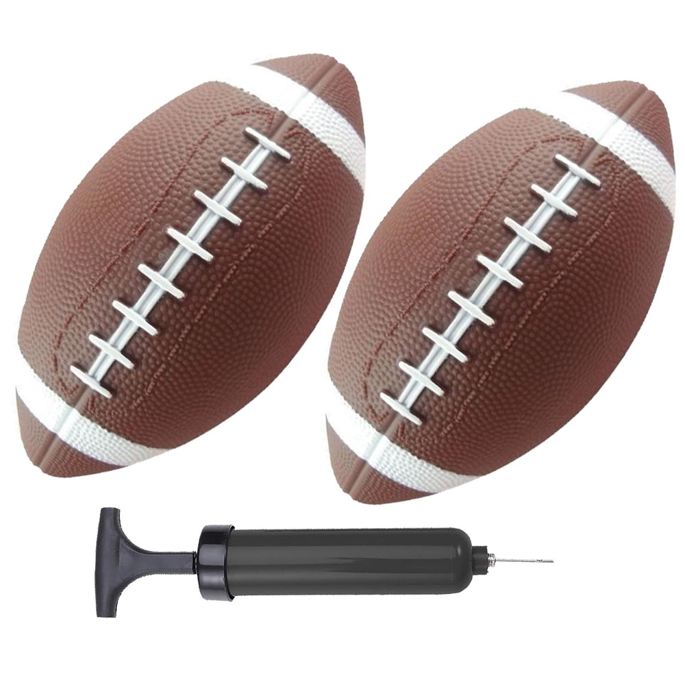 ABAJI toy football 6-inch mini ball for kids, soft rubber and easy grip.