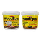 Abatron WoodEpox kit 2-quart packaging for durable wood repair indoors and outdoors.