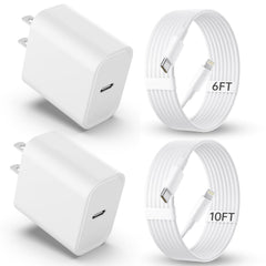 ABCSQUAD 20W wall charger front view for fast iPhone charging
