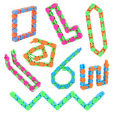 Abodhu 8Pcs 24Links Wacky Tracks laid out for a colorful classroom display.