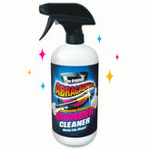 Abracadabra Contractor Strength Wonder Cleaner bottle 16 oz tackles adhesive residue on multiple surfaces.