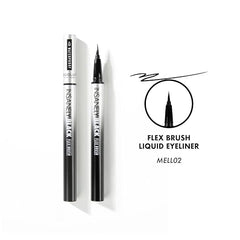 Absolute New York MELL01 long-lasting wear swatch showing deep black pigment.