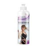 Absonic Cavitation Gel bottle front view for professional body sculpting sessions.