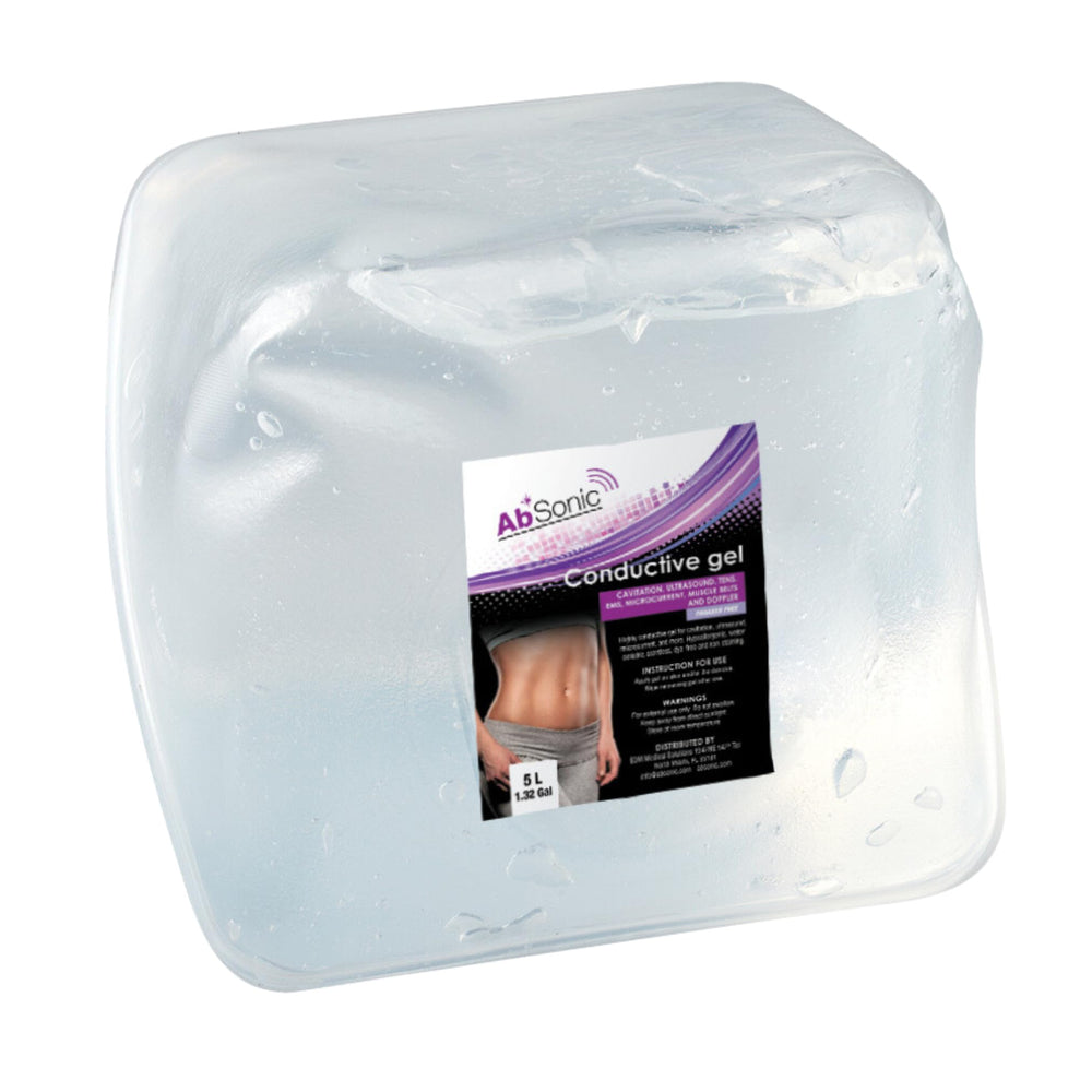 Absonic clear conductive gel for ultrasound and cavitation with smooth conductivity
