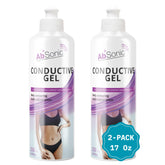 Absonic conductive gel 2-pack bottles front view for improved device contact