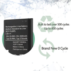 Abtter SCP-73LBPS battery pack with easy-install connectors for quick replacement