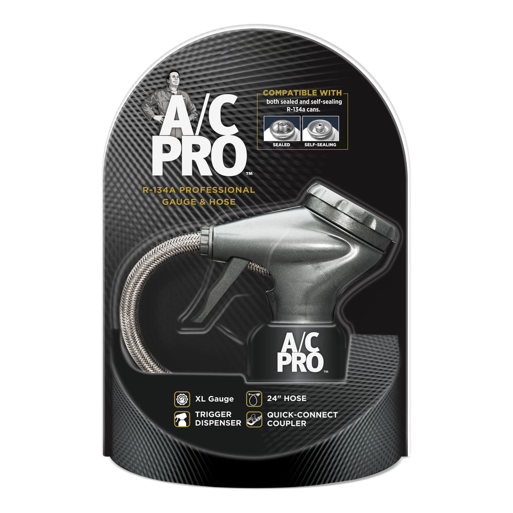 A/C Pro InterDynamics gauge with a large dial for precise charging