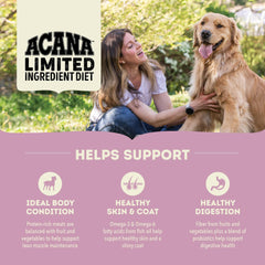 ACANA Singles whole fruits and vegetables blend for balanced daily nutrition