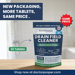 Accelerator by Dr. Pooper eco friendly pouch highlights reduced plastic use