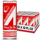 ACCELERATOR Cherry Ice Pop can delivering sustained energy for workouts.