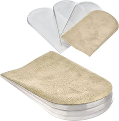 AccEncyc heel lift inserts 2-pack, front view, enables adjustable height in shoes.