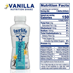 Accents Depot Fairlife Nutrition Plan Chocolate bottle pour for a rich flavor boost.