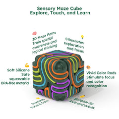 Accevo 3D Sensory Activity Board configuration demonstrates strings integrated for versatile play.