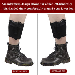Accmor ankle holster with Velcro adjustment for a secure, customizable fit