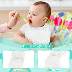 Accmor muslin bibs multipurpose use for teething, feeding and wipe cloth