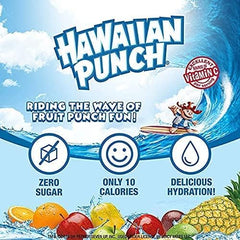 Accpo Hawaiian Punch Paradise powder dissolving shows quick hydration option.