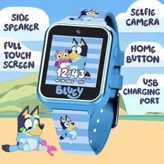 Accutime Bluey smartwatch face library with colorful options