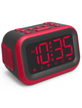 Acedeck loud alarm clock displaying 115dB alarm for heavy sleepers at bedside
