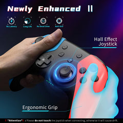 AceGamer hall-effect joystick demonstrating drift-free precision