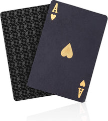 ACELION Black Diamond Cards front view with minimalist design for confident gameplay.