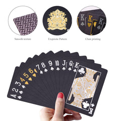 ACELION Black Diamond Cards smooth touch promotes easy shuffling and reduced sticking.