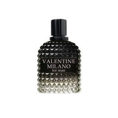 A CENTER Valentine Milano bottle front view, ideal for confident daily wear