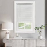 ACHIM Cordless Morningstar blind lift demonstrates cord-free privacy control.