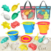 Aclarastra collapsible beach toys set for portable summer fun and easy packing.