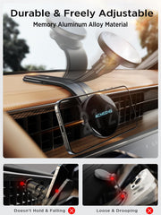 ACMEZING 360-degree rotation arm enables portrait or landscape driving views