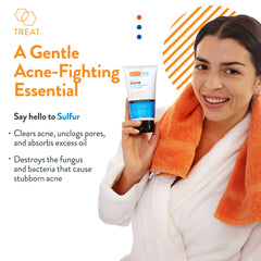 AcneFree Foaming action highlights easy, gentle cleansing for acne-prone complexions.