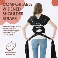 ACRABROS wrap carrier cradling newborn in natural position.
