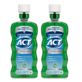 ACT Anticavity Mint Mouthwash bottle front displaying alcohol-free formula for daily use