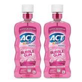 ACT Kids Anticavity Mouthwash bubble gum bottle front showing cavity protection.