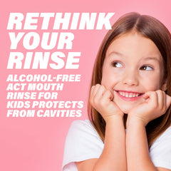 Two-bottle ACT Kids Anticavity Mouthwash two-pack for families.