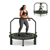 ACWARM HOME 40-inch mini rebounder with handle assembly for quick setup.