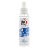 Adam & Eve 4-in-1 misting spray bottle for quick, convenient toy cleaning.