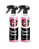 Adam's Detail Spray 2-Pack front bottles for a quick showroom-ready finish.