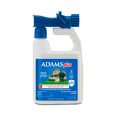 ADAMS Plus Yard Spray bottle attached to hose-end sprayer for easy outdoor pest control.