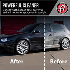 Snow foam lather from Adam's Polishes Car Wash Shampoo provides slick protection