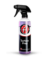Adam's Polishes Surface Prep bottle top view, ideal for fast prep before coatings.
