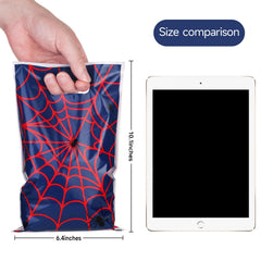ADARRO spider web bags blue design, perfect for small toys and goodies