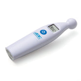 ADC Adtemp 427 forehead measurement in action for quick screening.