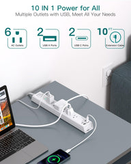 Addtam usb-a-and-c-ports enable fast charging for multiple devices.